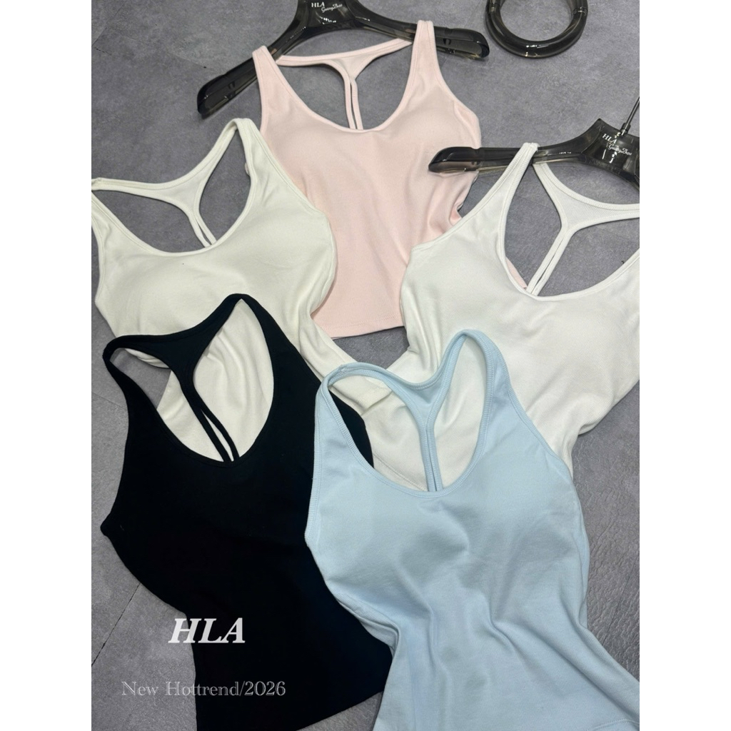 Áo 3 lỗ tăm đệm ngực 5 màu  Free size