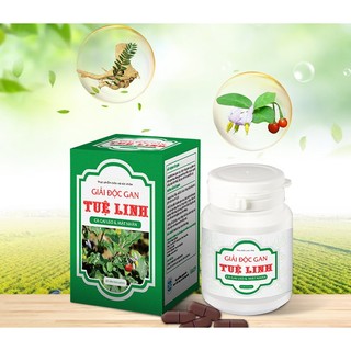 Giải Độc Gan Tuệ Linh Hỗ trợ giải độc gan, hạ men gan, hỗ trợ viêm gan virus, xơ gan - Hộp 60 viên
