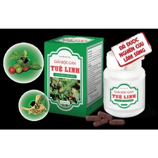 Giải Độc Gan Tuệ Linh Hỗ trợ giải độc gan, hạ men gan, hỗ trợ viêm gan virus, xơ gan - Hộp 60 viên