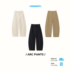 Quần Dài Kaki CEMMERY Local Brand Chính Hãng Arc Pants Unisex Quần Suông Ống Cong Nhẹ 3 Màu