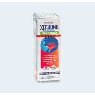 Xịt Họng Nhất Nhất - Giúp Giảm Ho, Giảm Đau Rát, Ngứa Họng - Chai 20 ml
