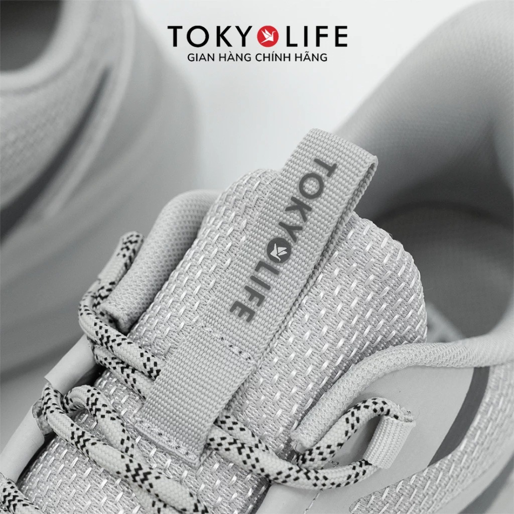 Giày thể thao nam chạy bộ TOKYOLIFE đi bộ êm chân thoáng khí, siêu nhẹ trợ lực tốt 40004414