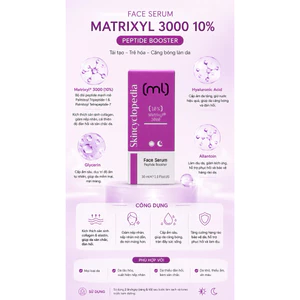 Serum Peptide Skincyclopedia Matrixyl® 3000 10%, Chống Lão Hóa, Giảm Nếp Nhăn, Tái Tạo Collagen 30ml