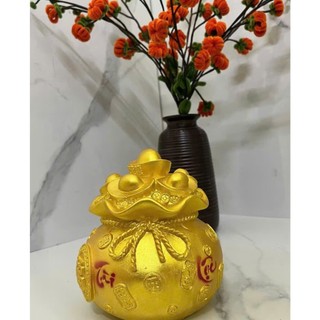 Hũ Vàng Tiết Kiệm/Túi Vàng Tài Lộc- Heo đất/Ống heo tiết kiệm - Tiết Kiệm, Decor, Quà Tặng