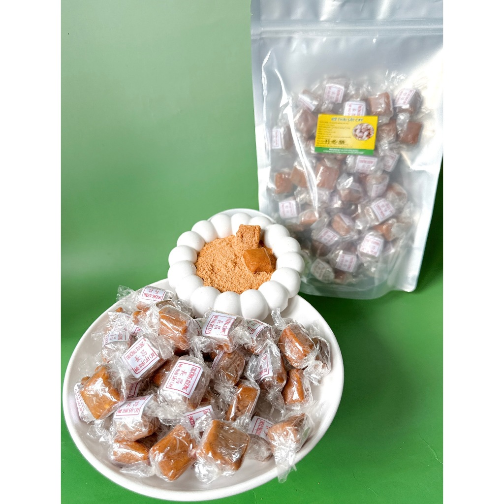 (Tặng Muối) Kẹo Me Sấy Cay Trường Xương_ chua cay_ Candy, Ăn Vặt-Snack