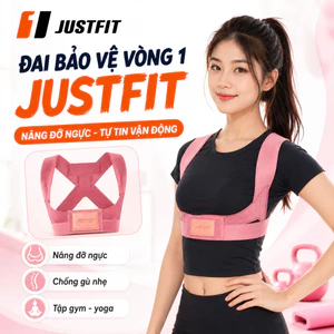 Đai đeo nâng đỡ vòng 1 JUSTFIT điều chỉnh tư thế thẳng lưng và nâng đỡ, bảo vệ vòng 1 khi tập luyện