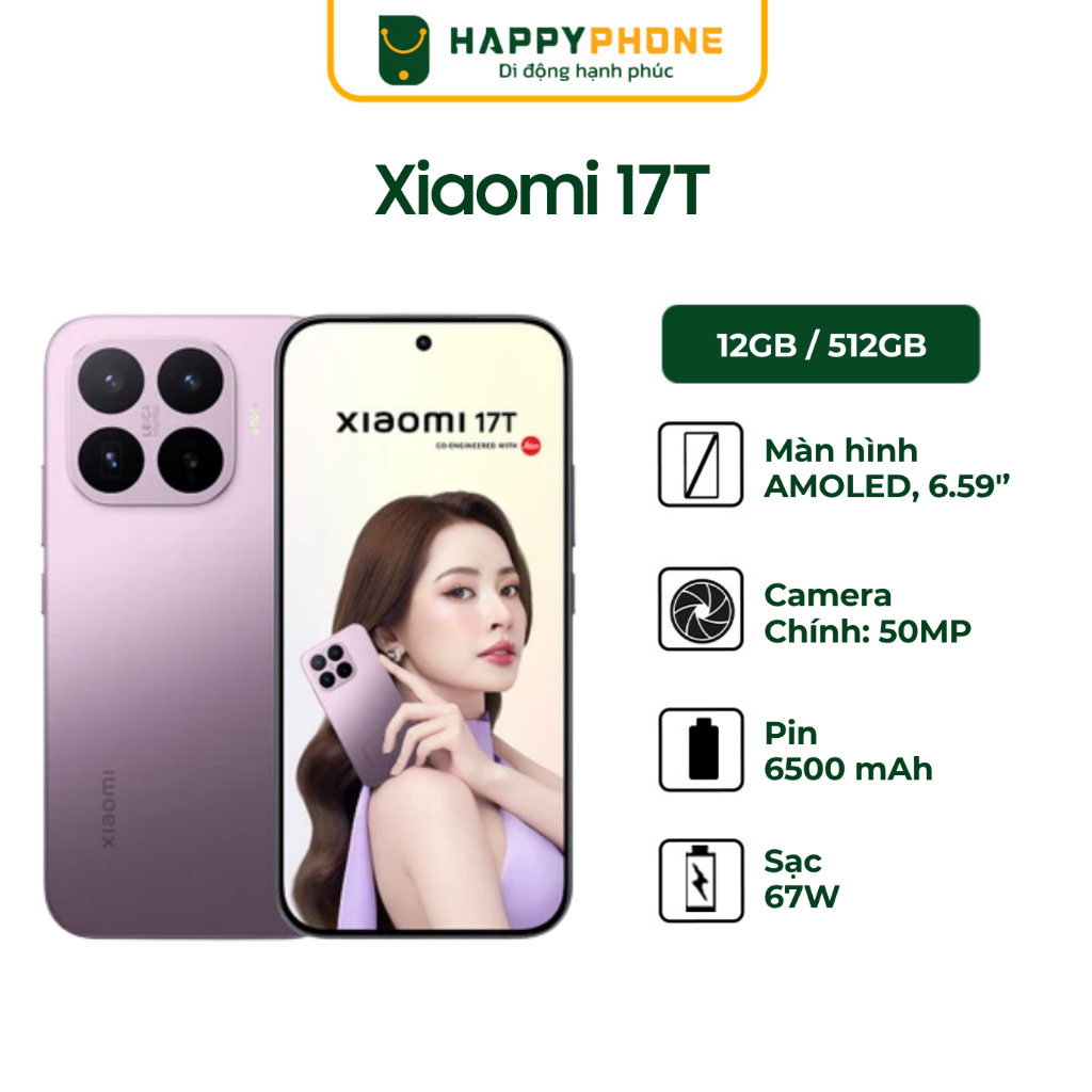 Điện thoại Xiaomi 17T 5G - Hàng Chính Hãng, Nguyên Seal