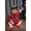 Bộ Đồ Bé Trai Brooklyn Màu Đỏ, Set Áo Thun Thể Thao+Quần Short Cotton Cao Cấp,Bộ Bé Trai Mùa Hè A09