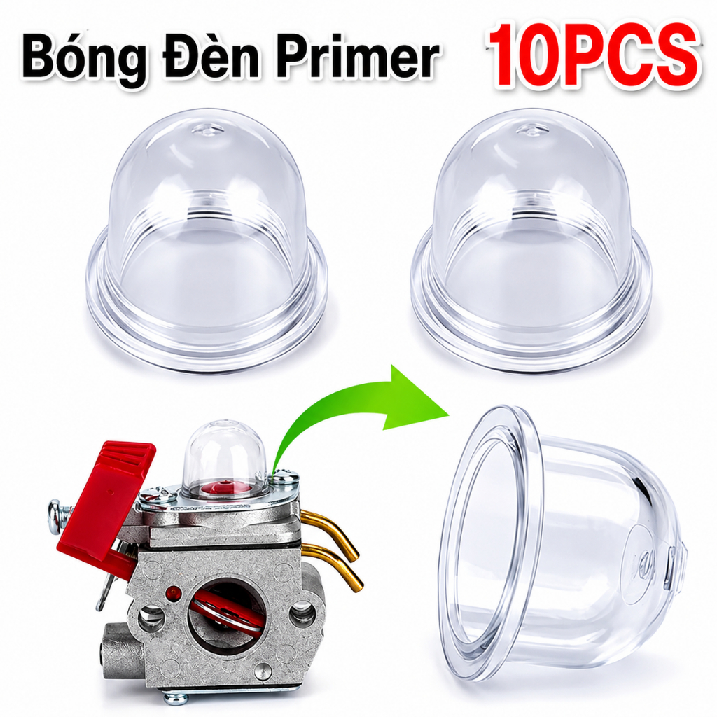 Núm Bơm Xăng Máy Cắt Cỏ Bình Xăng Con 19mm/22mm Bộ 5-10-20 Cái Chế Hòa Khí