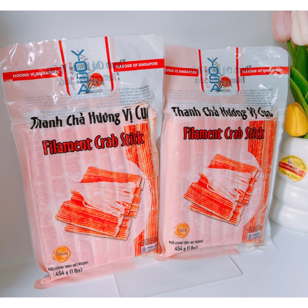 Gói 454g Thanh Cua Yosa_ Singapore ngon, rẻ hấp dẫn