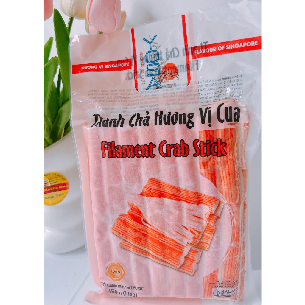 Gói 454g Thanh Cua Yosa_ Singapore ngon, rẻ hấp dẫn