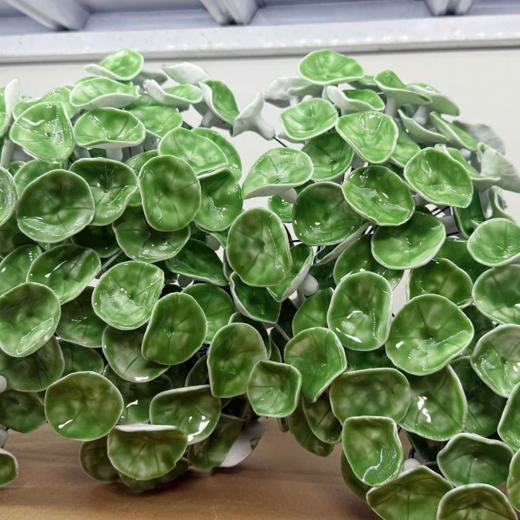 Hoa Gốm Sứ Trang Trí Để Bàn, Hoa Cắm Bình Decor Phòng Khách, Bàn Làm Việc, Quà Tặng