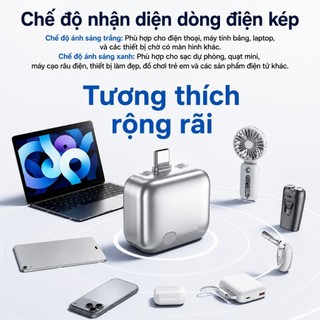 Bộ Tự Ngắt Sạc Type-C Thông Minh 140W, Tự Động Ngắt Khi Đầy Pin, Chống Sạc Qua Đêm Bảo Vệ Pin