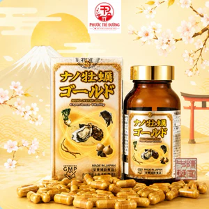 Viên Uống Hàu Biển Nano Oyster Gold Nhật Bản - Hộp 120 viên - Hỗ Trợ Tăng Cường Sinh Lý Nam Giới