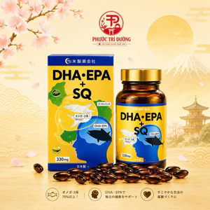 DHA.EPA+SQ 330 viên - Viên uống bổ mắt, hỗ trợ tuần hoàn não - Hộp 330 viên