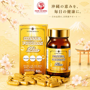 Viên Uống Okinawa Fucoidan Plus 60 viên Nhật Bản - Hồ Trợ Tăng Cường Sức Khỏe