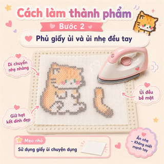 Bộ Hạt Xếp Mini 2.6mm Combo Nhiều Phụ Kiện, Có Thể Chọn Bàn Ủi Cho Hạt Ép