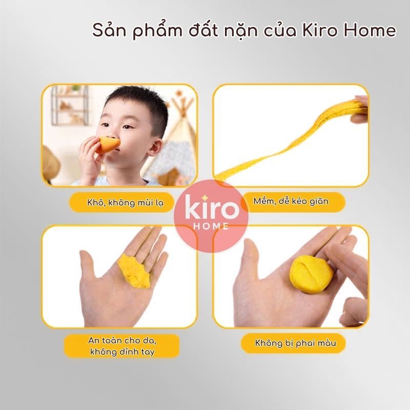 Bộ Đồ Chơi Đất Sét Tự Khô Siêu Nhẹ 12/24/36 Màu, Bộ Đất Nặn Cho Bé Sáng Tạo Tặng Kèm Dụng Cụ Tạo Hình