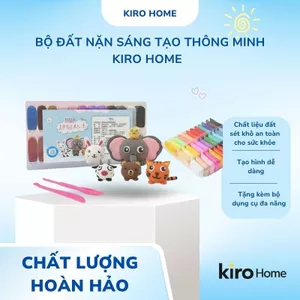 Bộ Đồ Chơi Đất Sét Tự Khô Siêu Nhẹ 12/24/36 Màu, Bộ Đất Nặn Cho Bé Sáng Tạo Tặng Kèm Dụng Cụ Tạo Hình