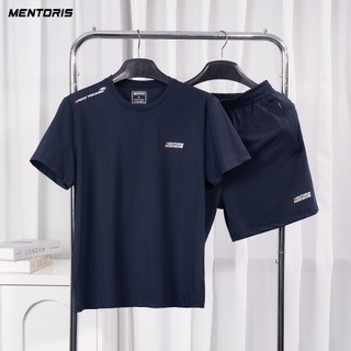 [MUA 1 TẶNG 1] Bộ Đồ Nam Thể Thao Cao cấp Mentoris, Chất Thun Lạnh Co Giãn Thoáng Mát, Thấm Hút Mồ Hôi Tốt MBT01