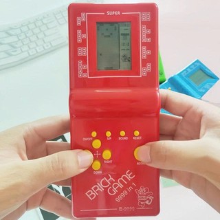 Máy Chơi Game Điện Tử Cầm Tay Xếp gạch, Máy chơi Xếp Hình Huyền Thoại 8x 9x brick game 9999 in 1