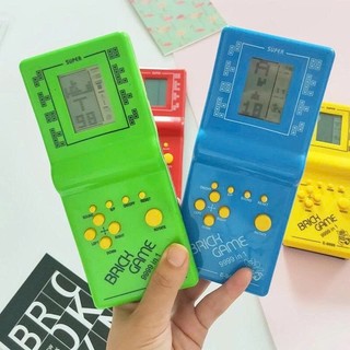 Máy Chơi Game Điện Tử Cầm Tay Xếp gạch, Máy chơi Xếp Hình Huyền Thoại 8x 9x brick game 9999 in 1