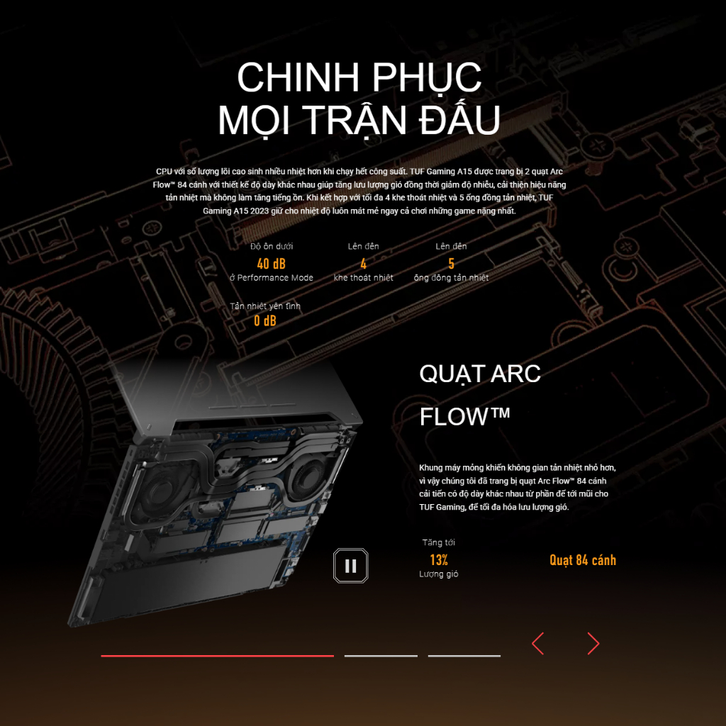 Laptop ASUS TUF Gaming A15 FA506NCG-HN329W Ryzen 7 8845HS | 16GB | 512GB | RTX 3050 4GB | 15.6" FHD | BigBuy360 - bigbuy360.vn