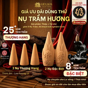 Nụ Trầm Hương TRẢI NGHIỆM (5 nụ/túi) | Trầm Sạch | 100% Tự Nhiên | Tẩy Uế & Thưởng Trầm