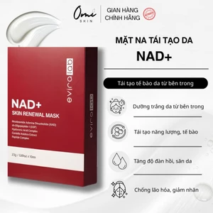 Mặt Nạ Tái Tạo Năng Lượng Tế Bào Eviralab NAD+ Skin Renewal Mask Pretty Skin 1-5 Miếng