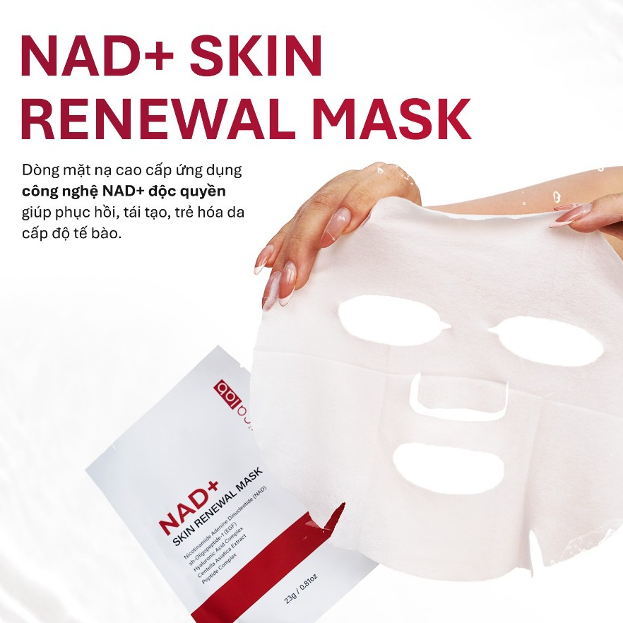 [GIFT] Mặt Nạ Tái Tạo Năng Lượng Tế Bào Eviralab NAD+ Skin Renewal Mask Pretty Skin 1-5 Miếng
