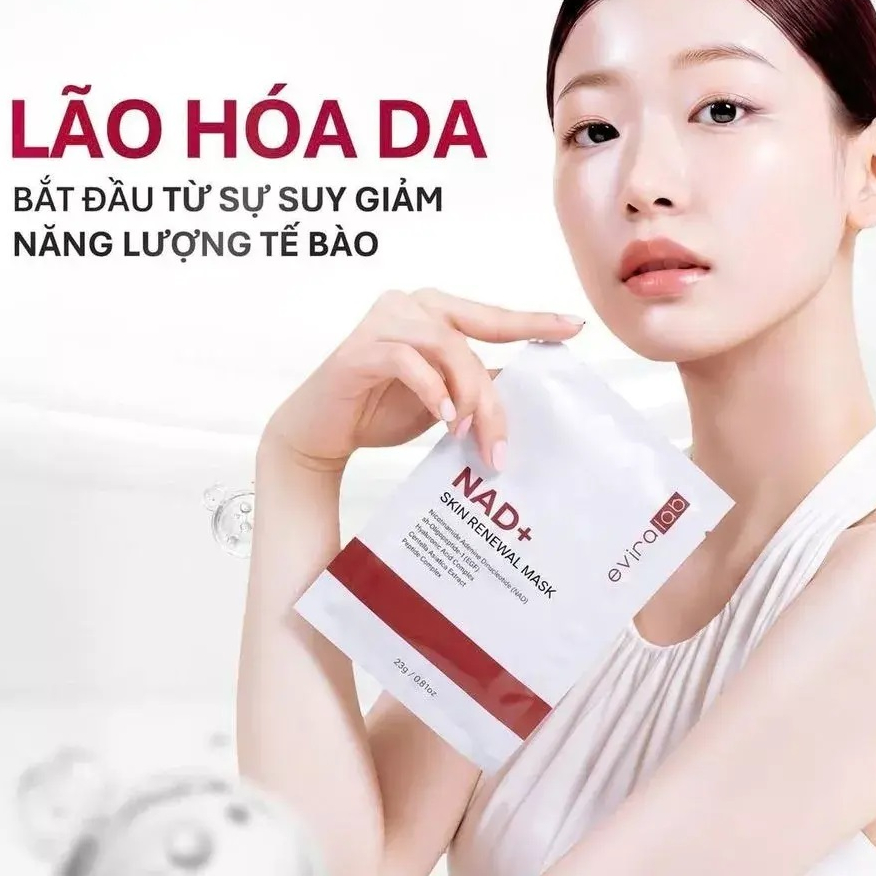 [GIFT] Mặt Nạ Tái Tạo Năng Lượng Tế Bào Eviralab NAD+ Skin Renewal Mask Pretty Skin 1-5 Miếng