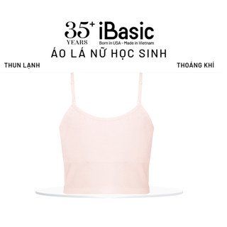 [MỚI - VC 15%] Áo lá học sinh nữ iBasic tròng cổ thun lạnh thoáng khí BRAT036