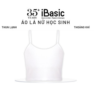 [MỚI - VC 15%] Áo lá học sinh nữ iBasic tròng cổ thun lạnh thoáng khí BRAT036