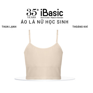 [MỚI - VC 15%] Áo lá học sinh nữ iBasic tròng cổ thun lạnh thoáng khí BRAT036
