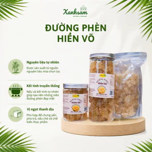 Đường Phèn Hiền Võ 500g/ 1kg - Xanhsam Natural & Organic