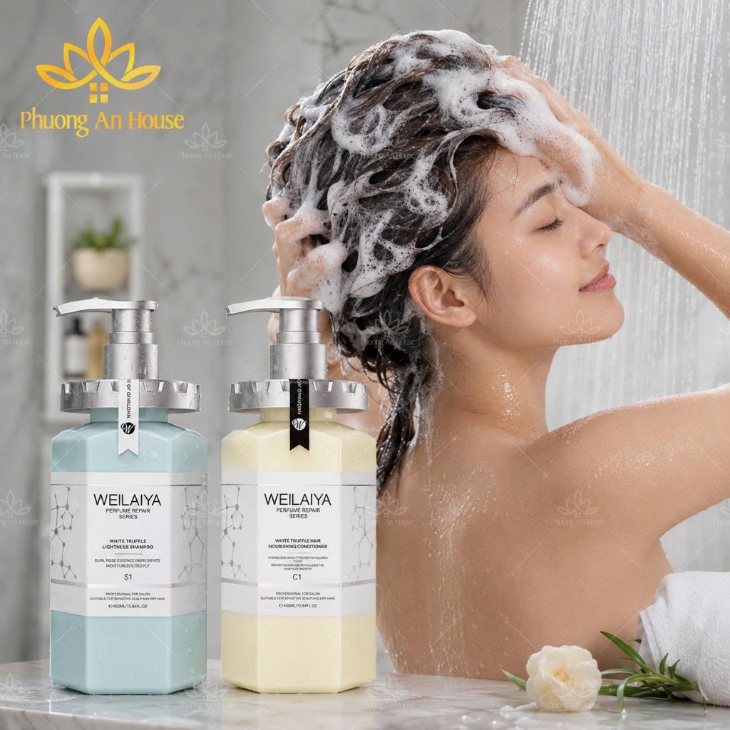 Dầu gội và dầu xả Weilaiya Perfume Repair White Truffle