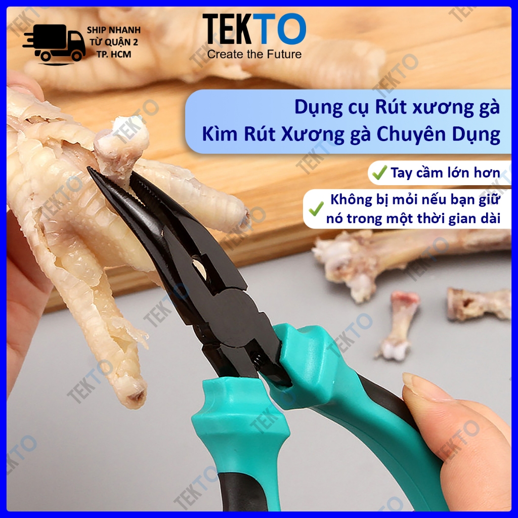 Dụng cụ Rút xương gà, Kìm Rút Xương gà và Dao Rọc Xương Chuyên Dụng, gà xã tắc - 033