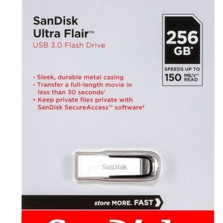 USB 3.0 SanDisk CZ73 Ultra Flair 256GB 150Mb/s (Bạc)