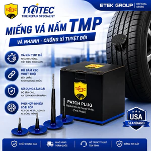 Miếng Vá Nấm Lốp Không Săm Ô Tô, Xe Máy, Xe Tải, Vá Vỏ Chuyên Dụng Siêu Kín