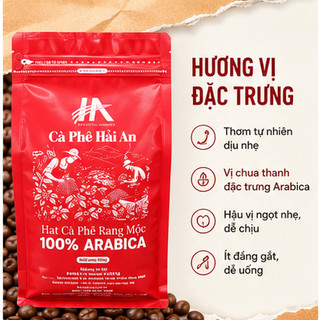 [HOT] Cà Phê Arabica Rang Mộc Hải An Nguyên Chất – Hạt Cà Phê Arabica Mộc, Thơm Tự Nhiên, Gu Đậm Vị
