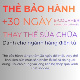 GÓI BẢO HÀNH CHO THIẾT BỊ Quạt Tích Điện Năng Lượng Mặt Trời