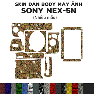 Skin 3M dán SONY NEX-5N (Nhiều mẫu) | Miếng film dán chống bám bẩn cho body máy SONY NEX-5N