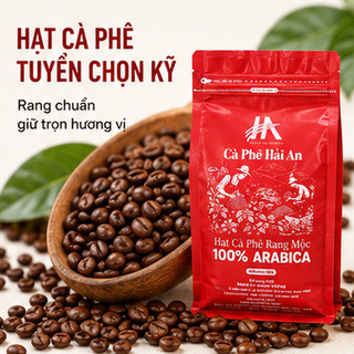 [HOT] Cà Phê Arabica Rang Mộc Hải An Nguyên Chất – Hạt Cà Phê Arabica Mộc, Thơm Tự Nhiên, Gu Đậm Vị