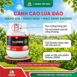 [ MUA 5 TẶNG 2 ] Phân Bón Dasshu Z1000 Chính Hãng Hỗ Trợ Ra Rễ Bung Đọt, Lá Xanh Dày DẹpTăng Năng Suất