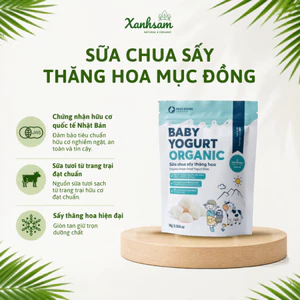 Sữa Chua Sấy Thăng Hoa Hữu Cơ Cho Bé 8M+ Mục Đồng 16g – Xanhsam Natural & Organics