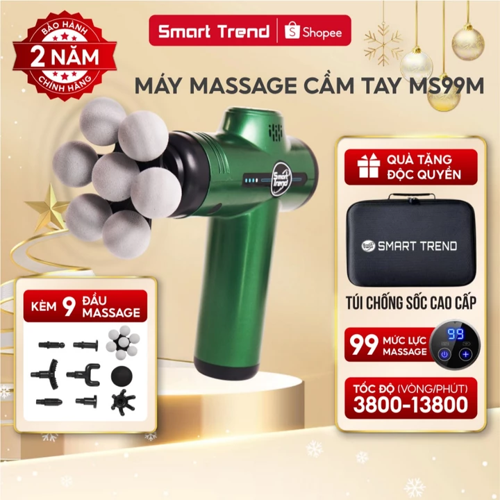 Máy massage cầm tay đấm lưng giúp mát xa cổ vai gáy giảm đau nhức MS99M