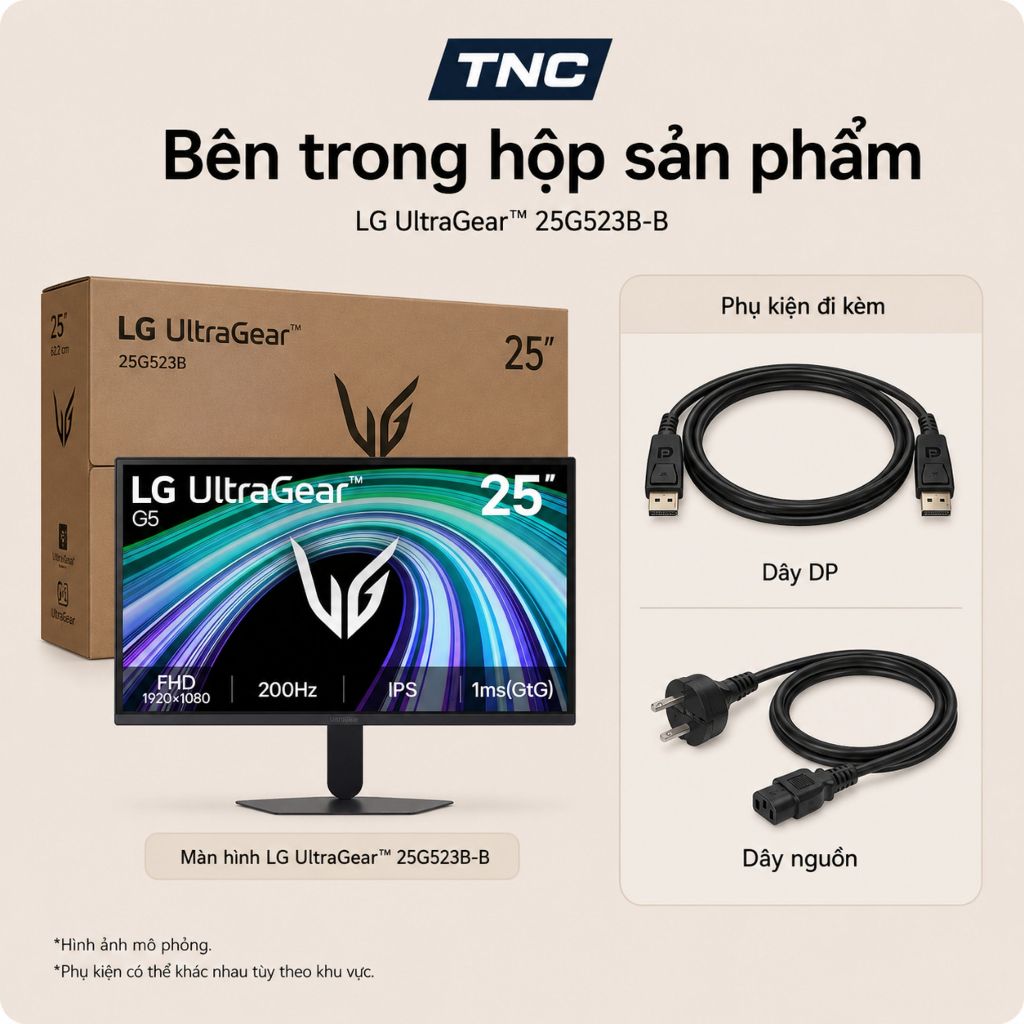 Màn Hình Gaming LG UltraGear G5 25G523B-B | 27G523B-B 25/27 Inch/ FHD/ IPS/ 200Hz - BH 24 Tháng | BigBuy360 - bigbuy360.vn