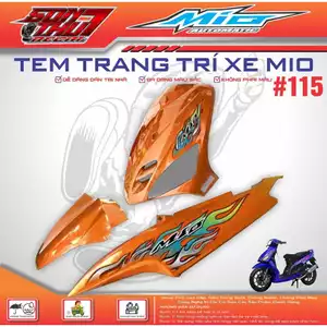 TEM XE MIO SPORT #115 (CHẤT LIỆU CAO CẤP - SIÊU NÉT - SIÊU ĐẸP - SIÊU CUTE)