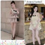 Đầm dáng ngắn sát nách xòe voan tơ dáng babydoll phối nơ đính cúc 3 tầng bo gấu dạo phố HCOM27406