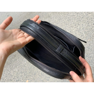 Clutch cầm tay nam da bò , túi golf xách tay, ví có quai xách 2 ngăn da thật,  sang trọng, đẳng cấp da bò 100%